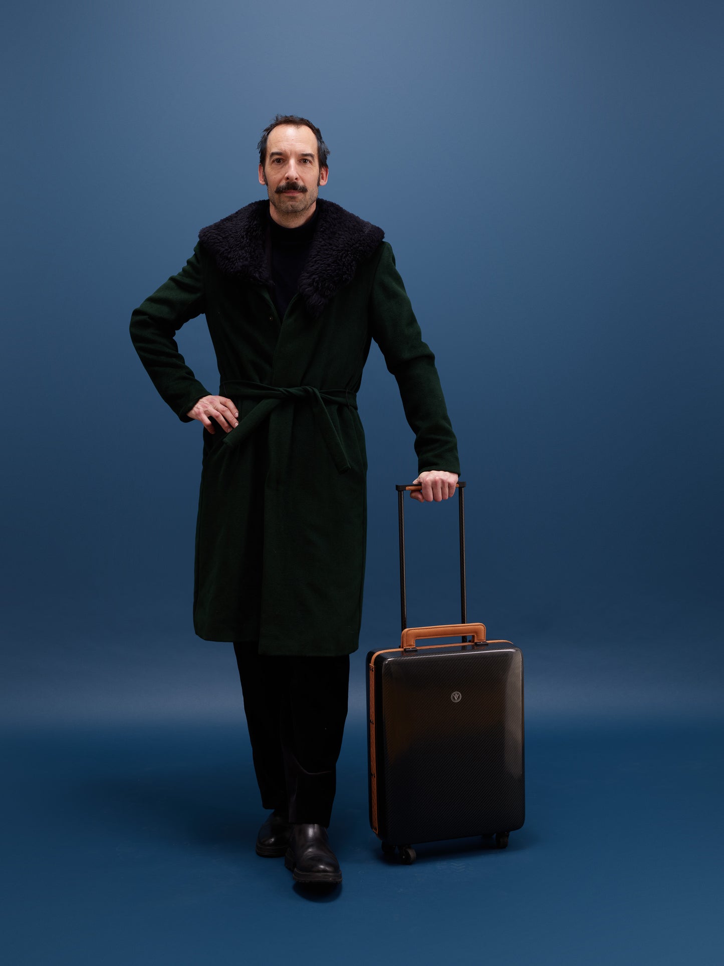 Carry-On Suitcase Brown Phaedon