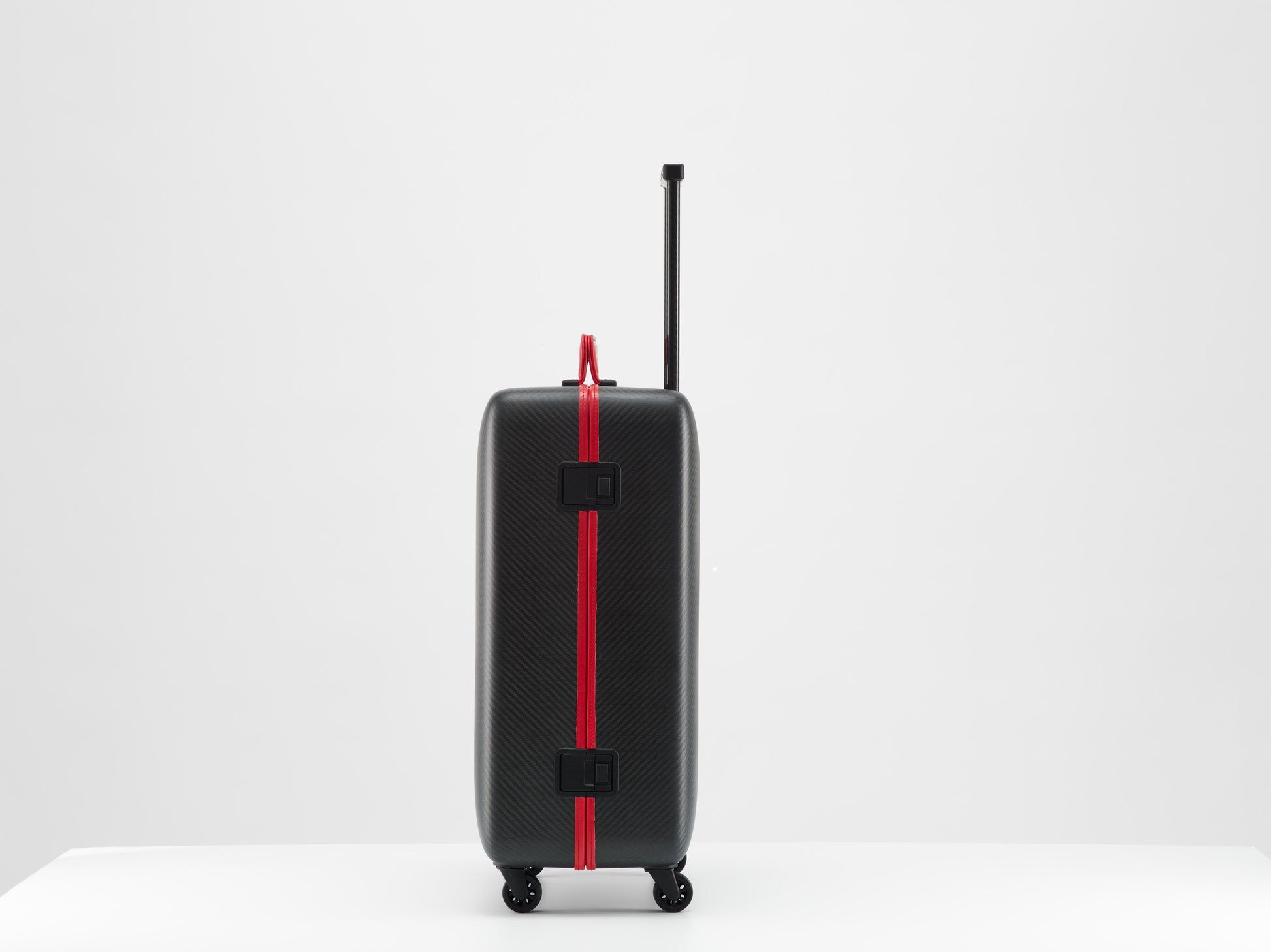 Carbon fiber suitcase red ferrari