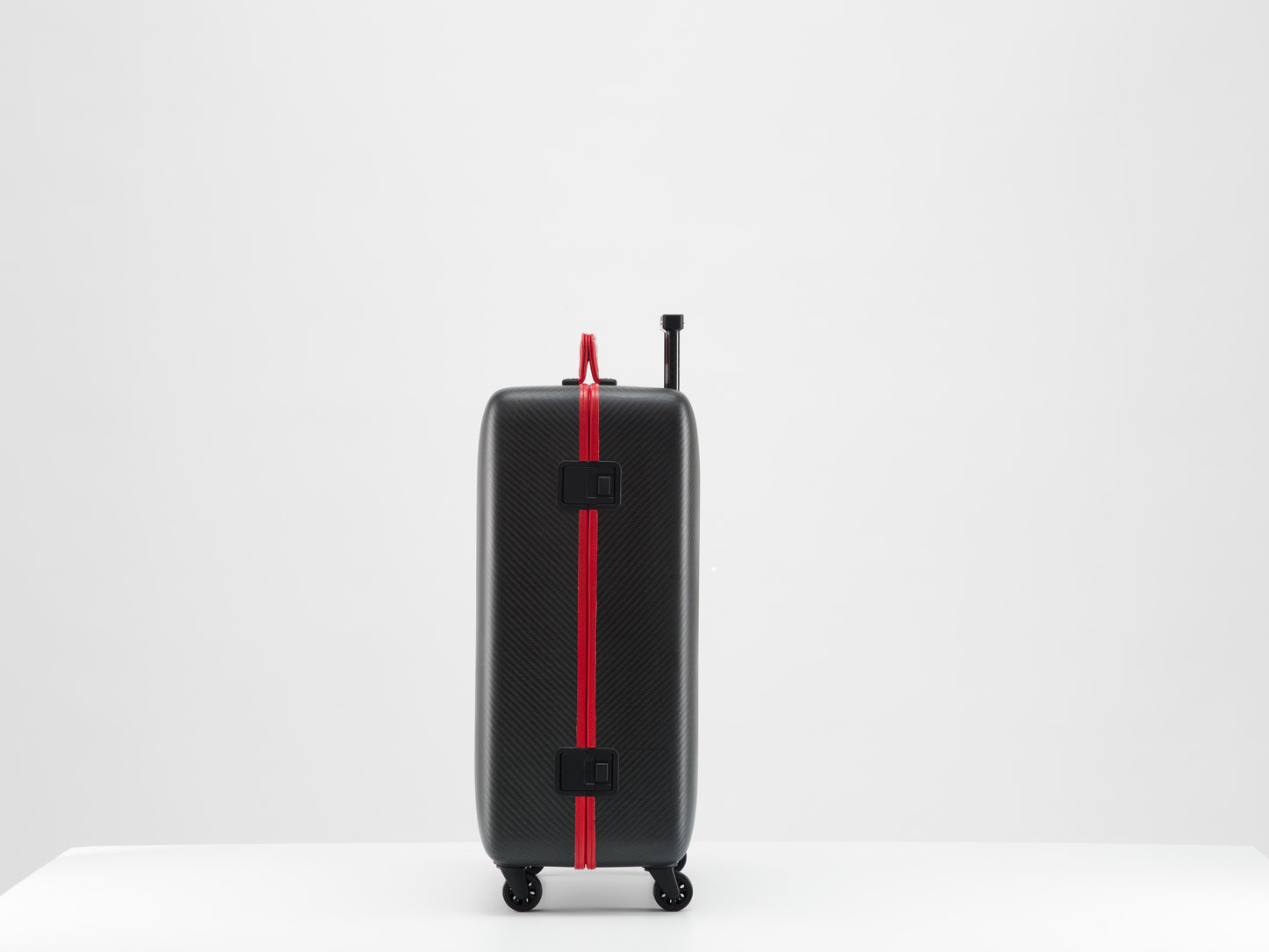 Carbon fiber suitcase ferrari red