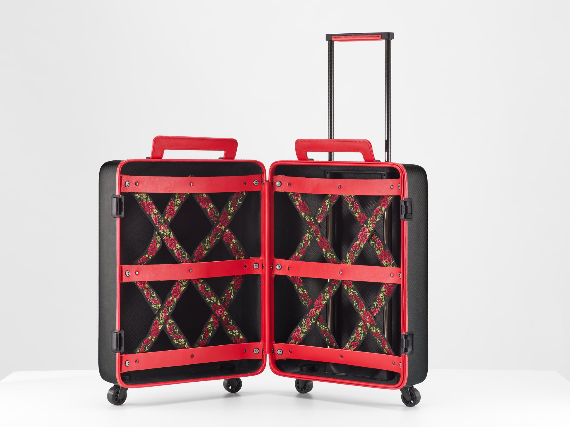Ferrari Red Carbon fiber suitcase